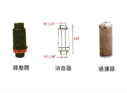 釋壓閥/消音器/過濾器